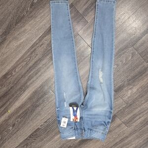 YMI Light Blue Distressed Women's Jeggings Size 9